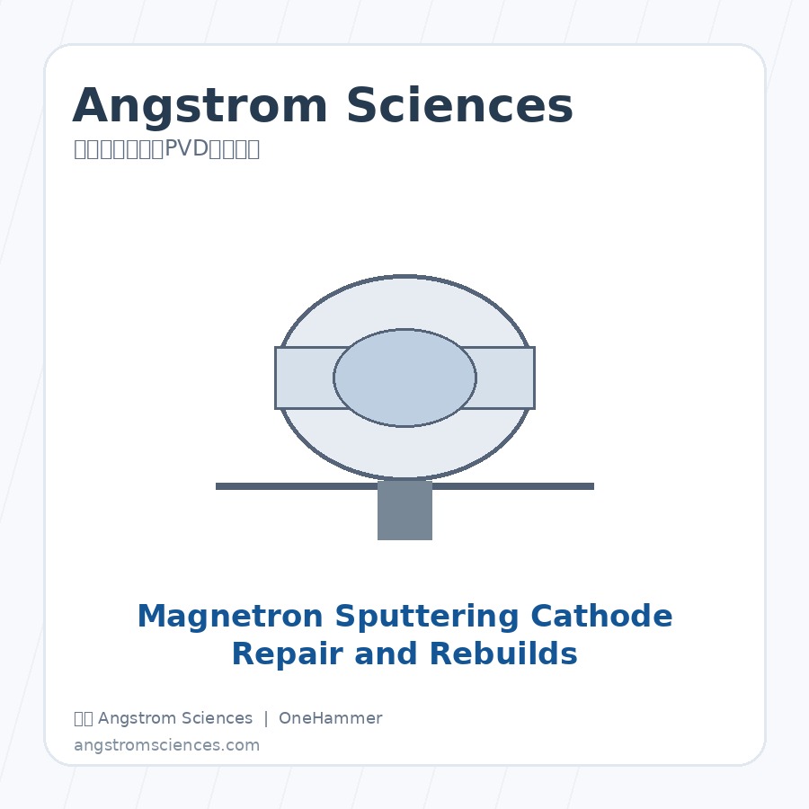 美国 Angstrom Sciences OEM Magnet Retrofits 磁控溅射阴极与PVD镀膜组件，元锤OneHammer 提供中国客户选型、报价与技术支持
