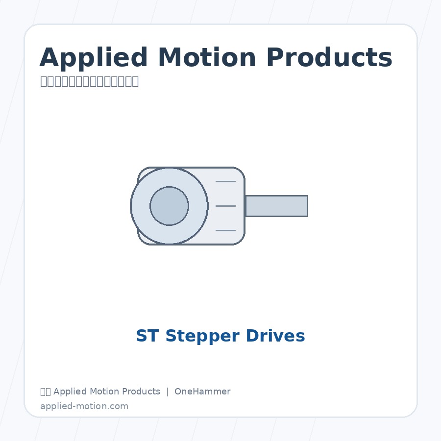 美国 Applied Motion Products STAC Stepper Drives 步进、伺服与集成运动控制系统，元锤OneHammer 提供中国客户选型、报价与技术支持