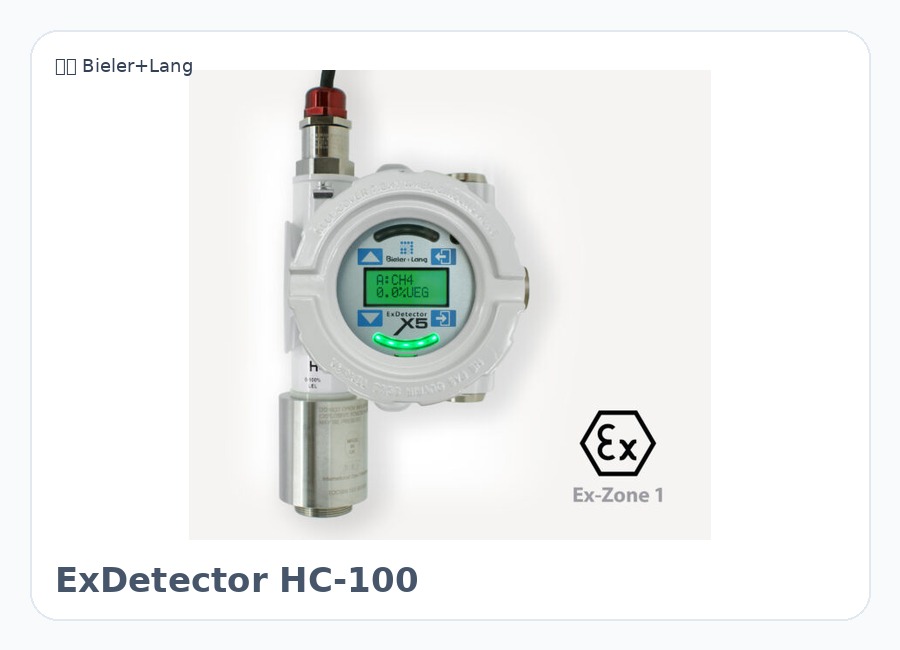 德国 Bieler+Lang ExDetector HC-100 工业气体检测器 气体泄漏报警器 气体检测变送器