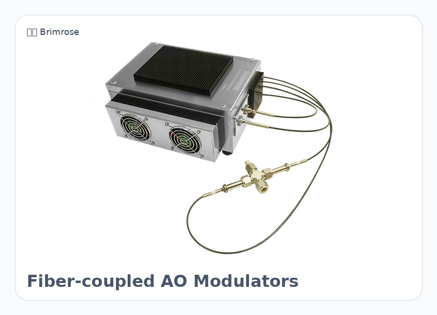 美国 Brimrose Fiber-coupled AO Modulators AOTF近红外光谱仪 在线过程分析仪 声光可调滤波器