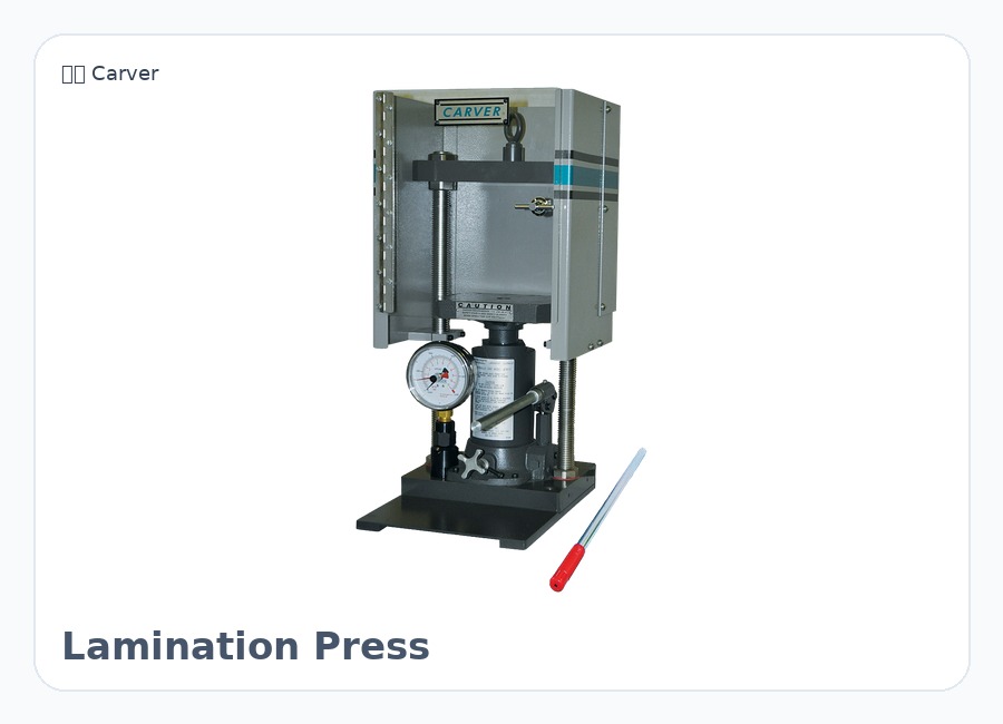 美国 Carver Lamination Press 实验室液压压片机 热压机 样品制备压片机