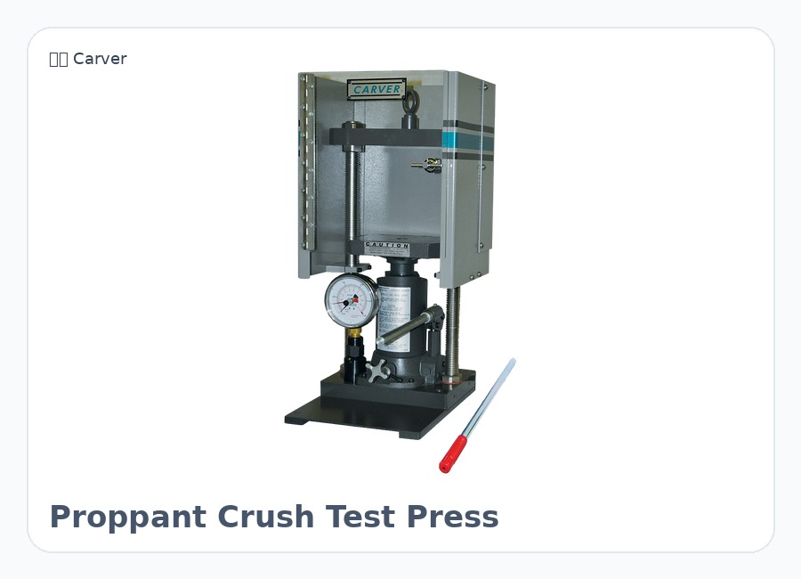 美国 Carver Proppant Crush Test Press 实验室液压压片机 热压机 样品制备压片机