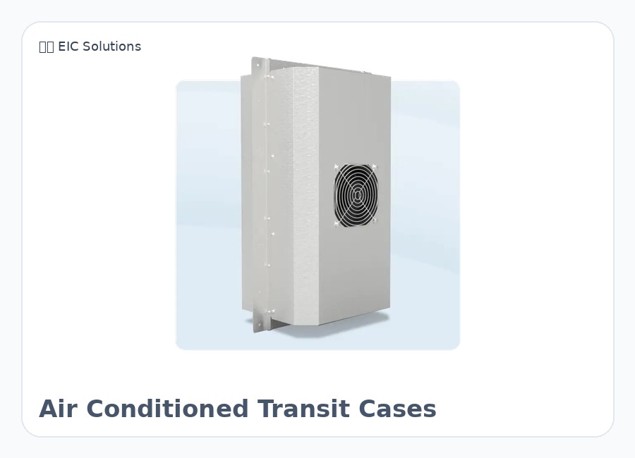 美国 EIC Solutions Air Conditioned Transit Cases 工业机柜热电空调 机柜空调 热电制冷器 电子设备冷却
