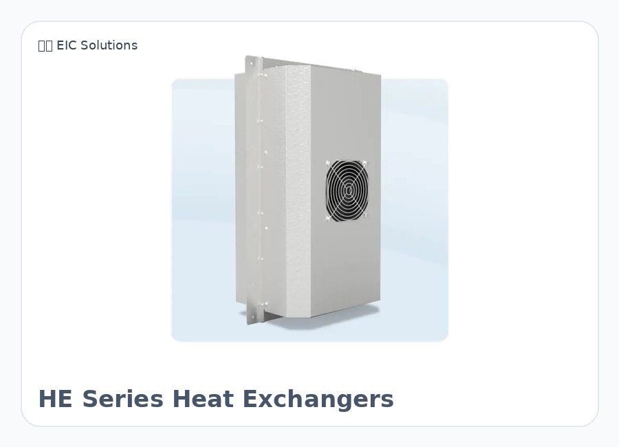 美国 EIC Solutions HE Series Heat Exchangers 工业机柜热电空调 机柜空调 热电制冷器 电子设备冷却