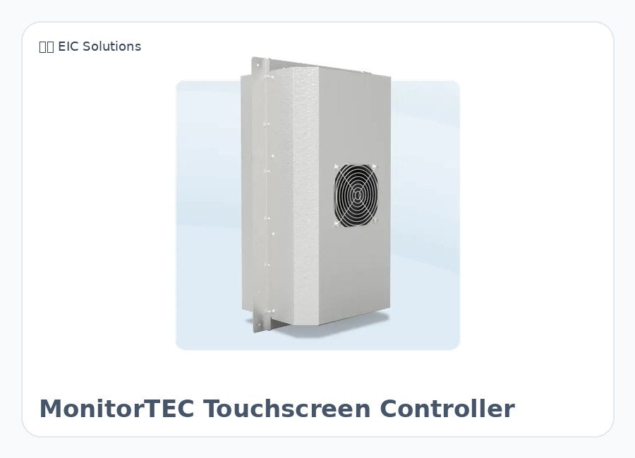 美国 EIC Solutions MonitorTEC Touchscreen Controller 工业机柜热电空调 机柜空调 热电制冷器 电子设备冷却