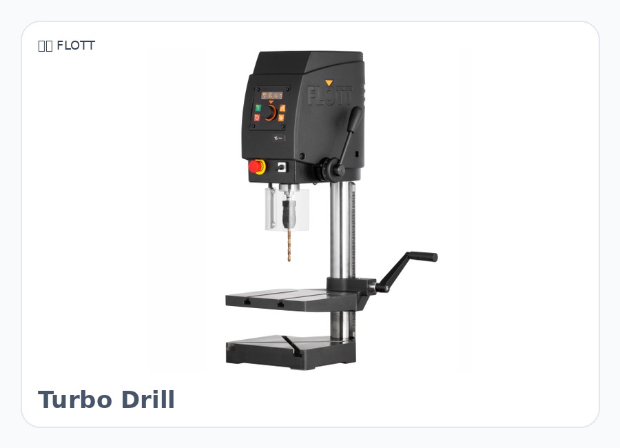 德国 FLOTT Turbo Drill 钻床与金属加工设备 台钻 砂带机 锯床 金属加工设备