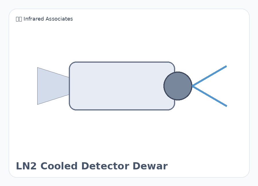 美国 Infrared Associates LN2 Cooled Detector Dewar 红外探测器 MCT探测器 InSb探测器 红外传感器