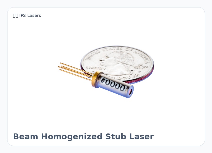 美国 IPS Lasers Beam Homogenized Stub Laser 半导体激光器模块 拉曼激光器 波长稳定激光二极管