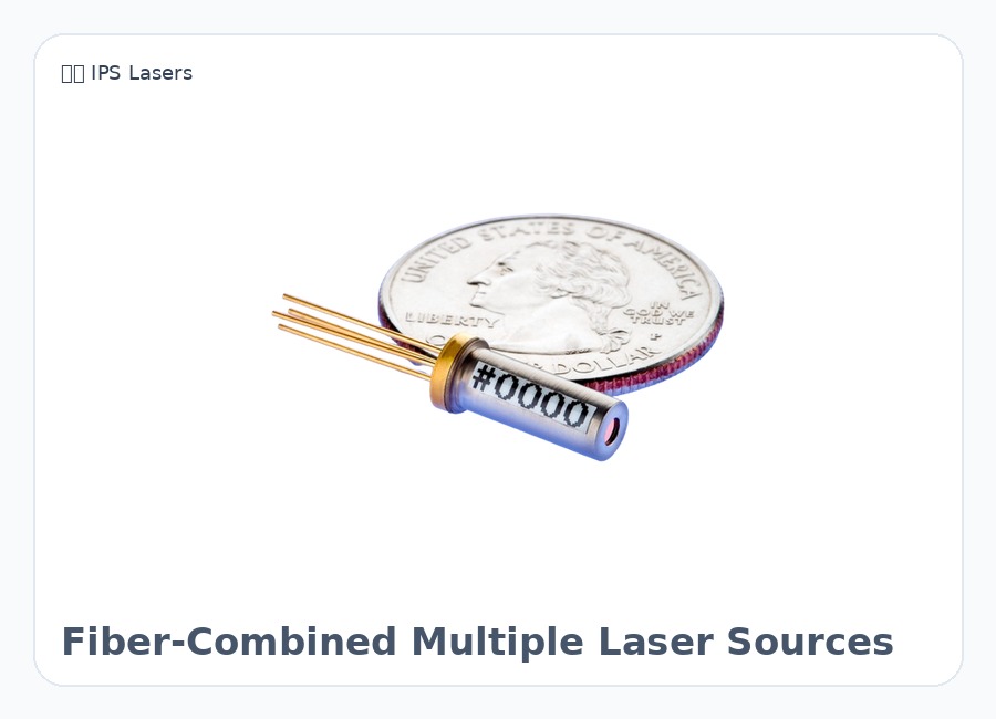 美国 IPS Lasers Fiber-Combined Multiple Laser Sources 半导体激光器模块 拉曼激光器 波长稳定激光二极管