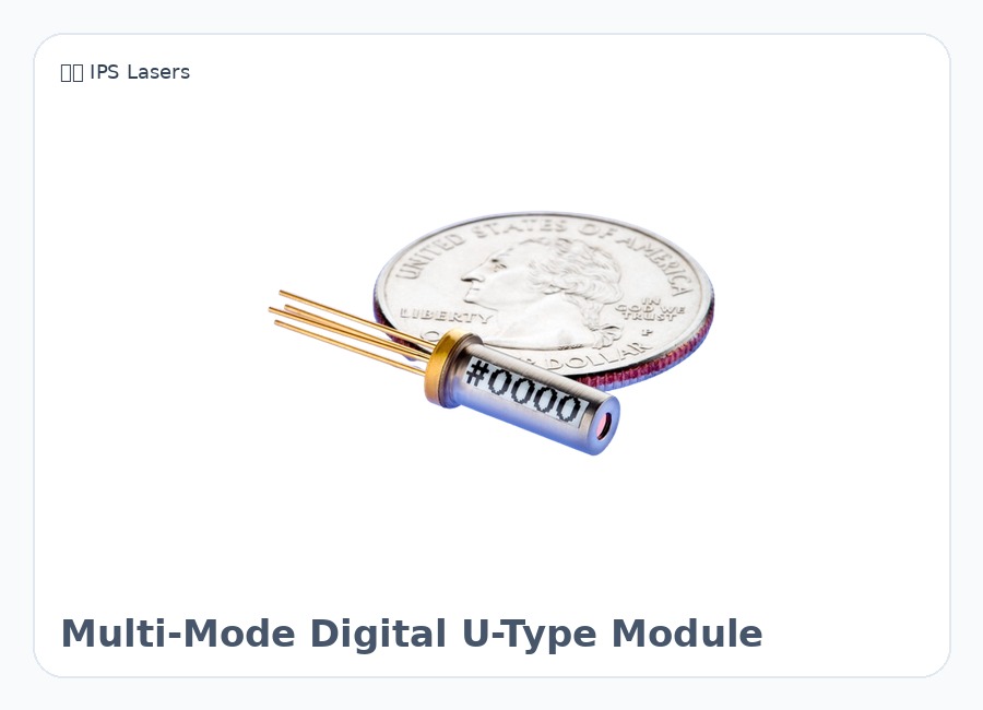 美国 IPS Lasers Multi-Mode Digital U-Type Module 半导体激光器模块 拉曼激光器 波长稳定激光二极管
