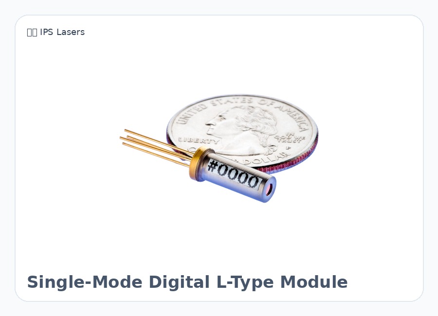美国 IPS Lasers Single-Mode Digital L-Type Module 半导体激光器模块 拉曼激光器 波长稳定激光二极管