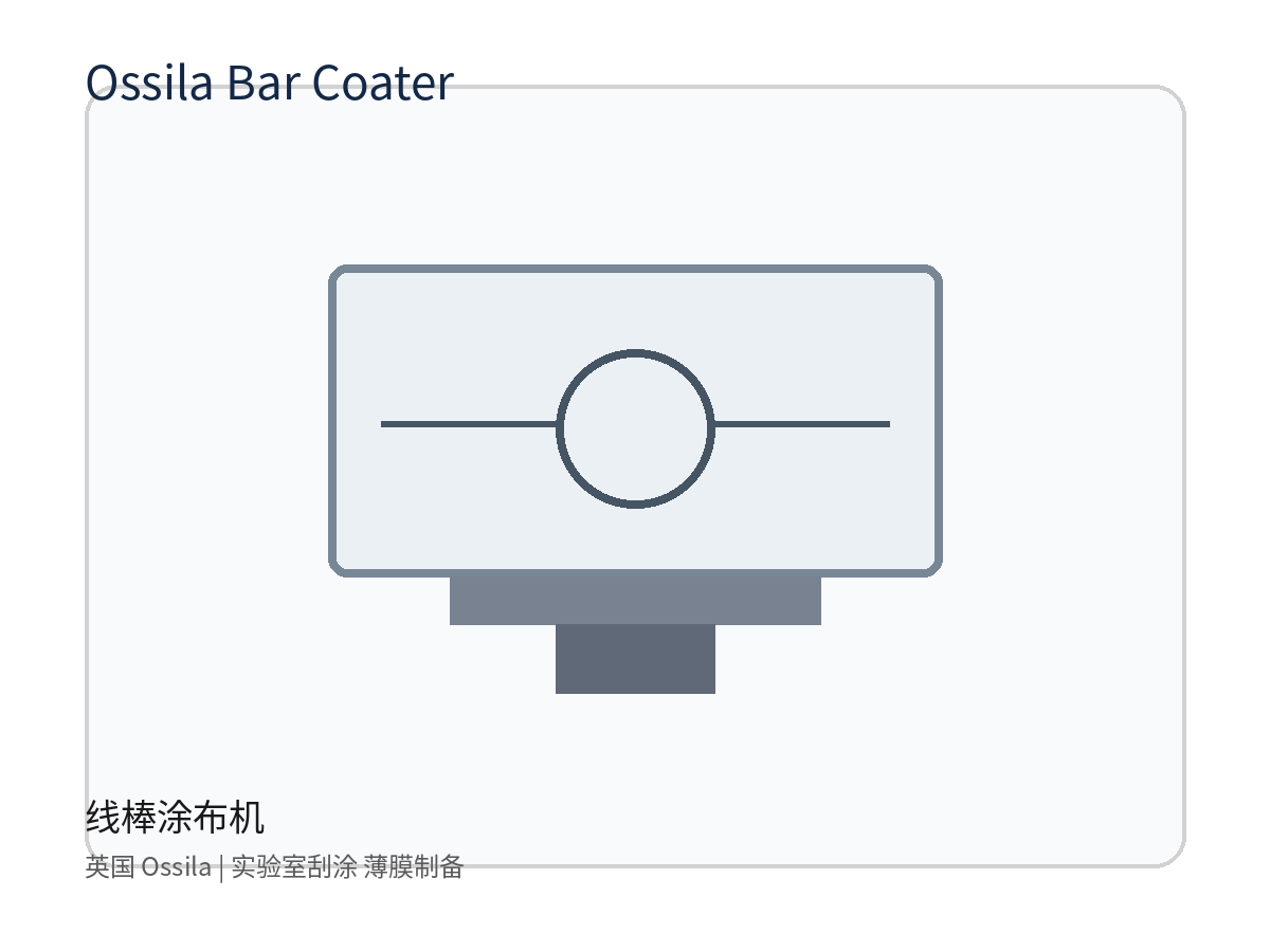 英国 Ossila Bar Coater 线棒涂布机 实验室刮涂 薄膜制备