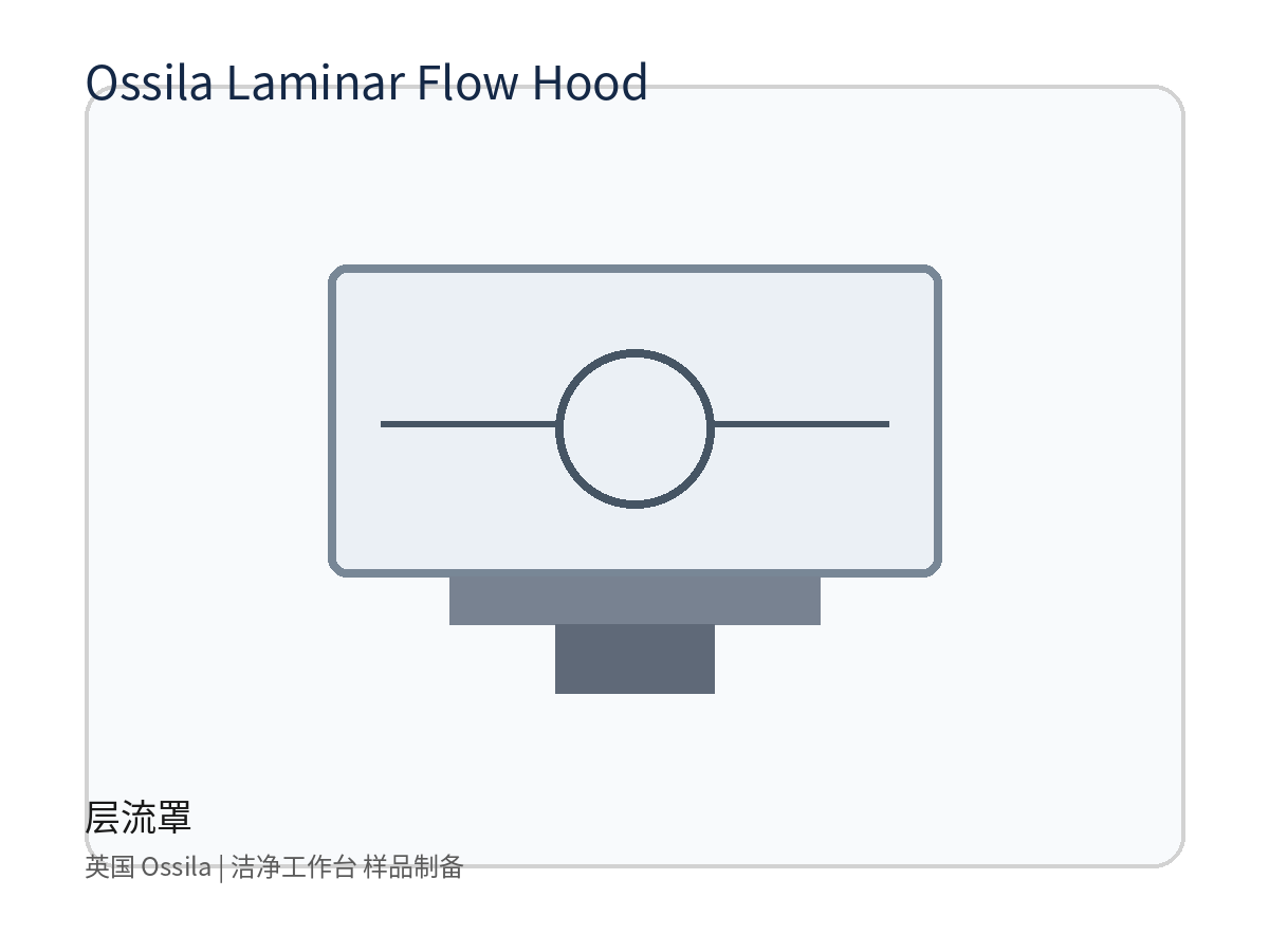 英国 Ossila Laminar Flow Hood 层流罩 洁净工作台 样品制备