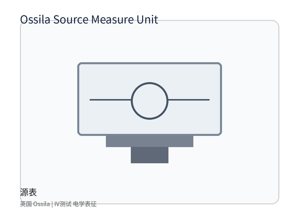 英国 Ossila Source Measure Unit 源表 IV测试 电学表征