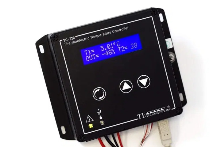 美国 TE Technology TC-720 带显示屏和 USB 接口的双向温度控制器，TE Technology 中国代理 元锤OneHammer