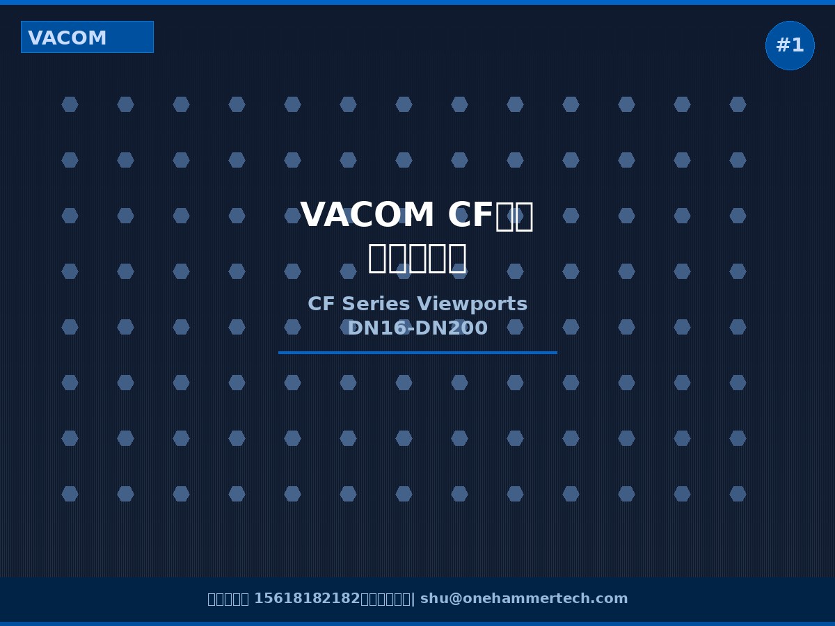 VACOM CF系列真空观察窗